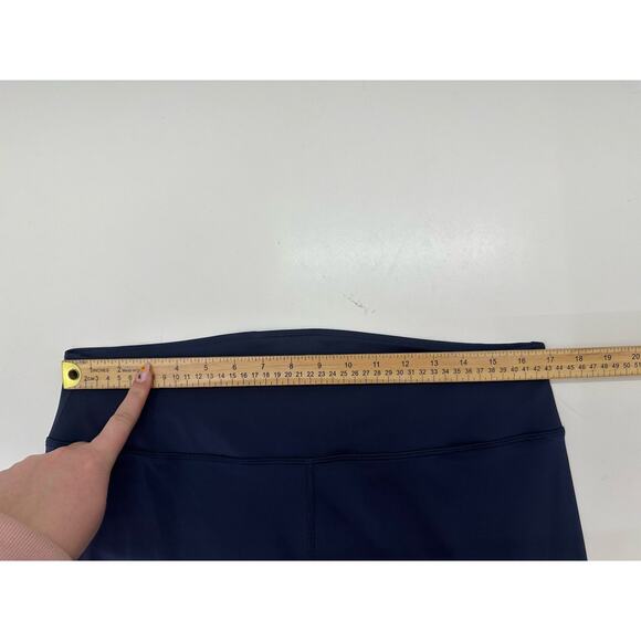 Columbia Womens Leggings Size XL Navy Blue Cropped Leg Logo - Picture 6 of 10